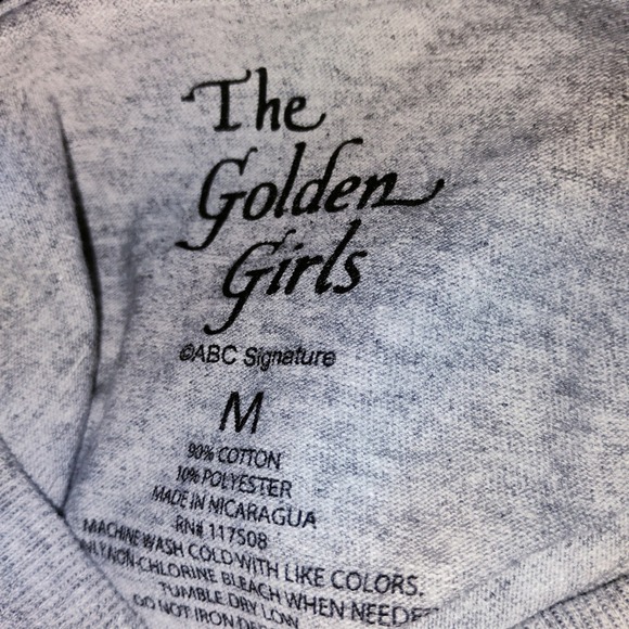 The Golden Girls TV Show Heather Gray Graphic T-Shirt Medium - Picture 2 of 6